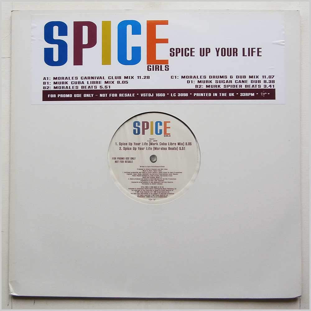 Spice Up Your Life [Vinyl] - Limited Edition Record for Music Lovers, Perfect for Home Listening and Vinyl Collectors