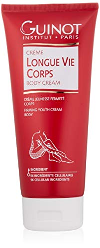 Guinot Longue Vie Corps Body Cream - Anti-Aging & Hydrating Moisturizer for Dry Skin, 5.9 oz | Perfect for Daily Skincare Routine & Spa Treatments