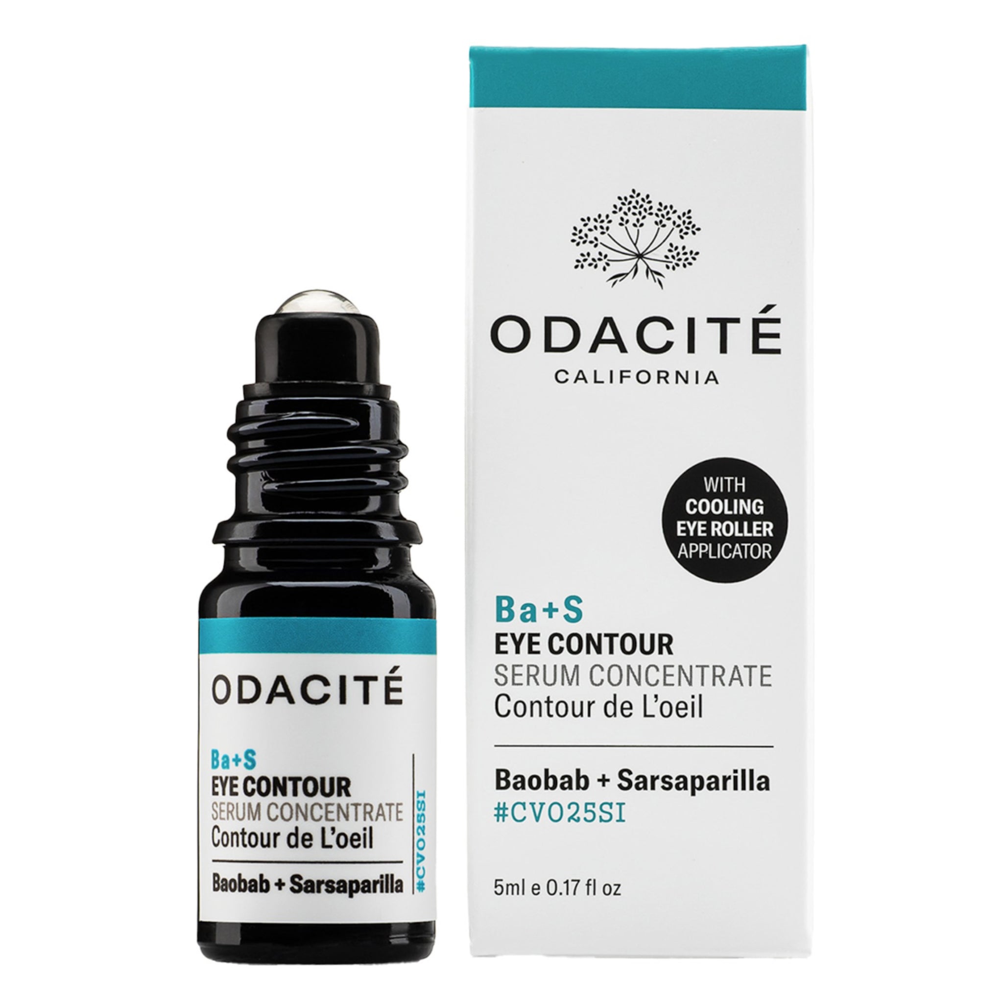 Ba+S Eye Contour Serum Concentrate - Anti-Aging Eye Treatment for Dark Circles & Wrinkles | Perfect for Night Routine & Travel Skincare