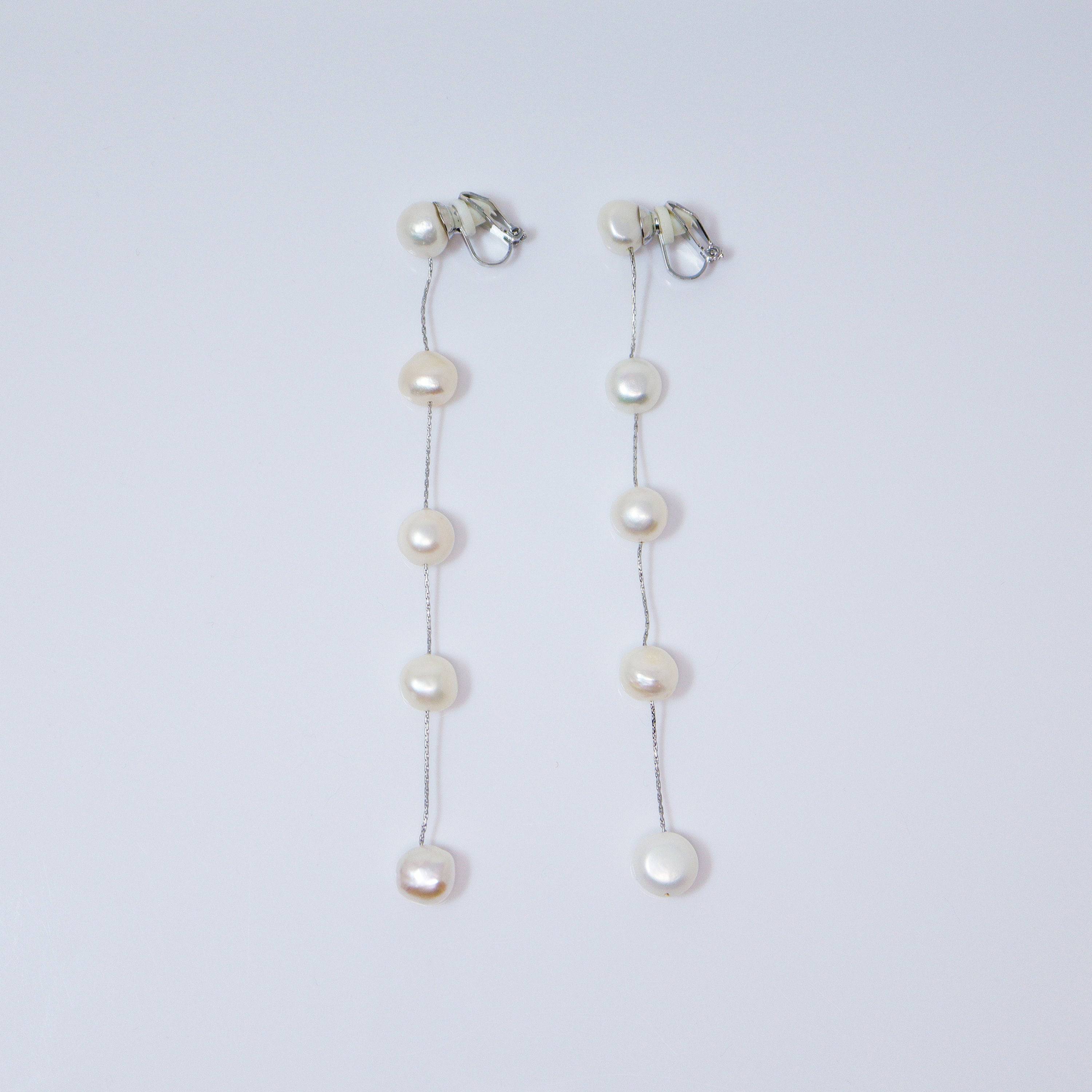 14K Gold 5mm Freshwater Cultured Pearl Bezel Earrings - Sterling Silver Bridal Jewelry - Elegant Statement Earrings for Weddings, Parties & Special Occasions