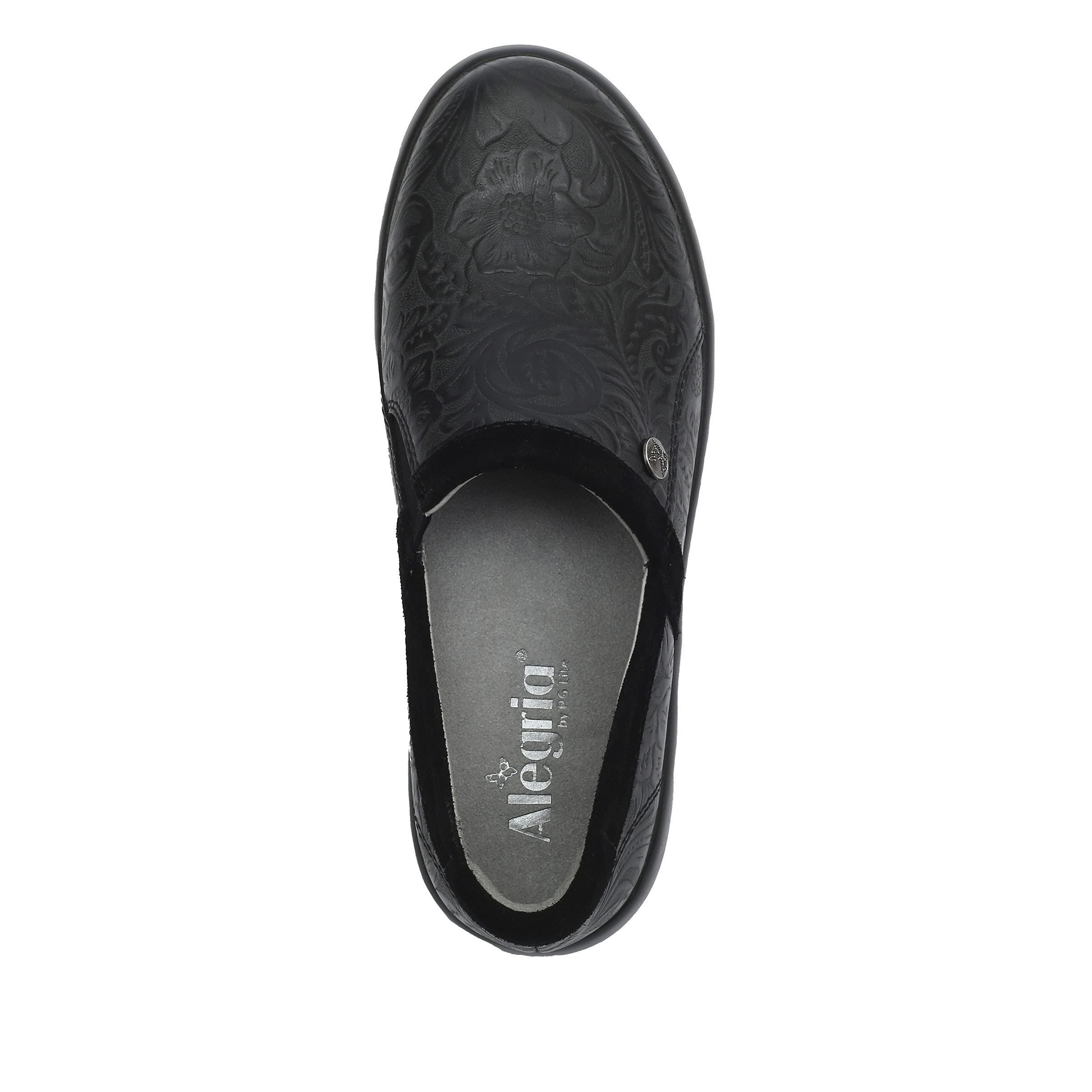 Alegria Women's Emry Leather Slip-On Shoes - Comfortable & Stylish Loafers for Work, Nursing, and Everyday Wear