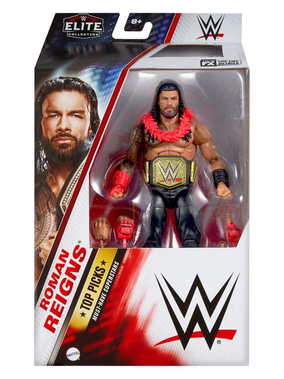 Roman Reigns WWE Elite Collection Top Picks 2025 Action Figure - Authentic Wrestling Collectible for Fans & Display - Perfect for Play, Gifts, and Memorabilia Collections
