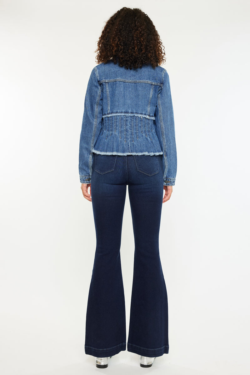 Alaine Pleated Jacket for Women | Trendy Lightweight Blazer | Office Wear & Casual Outfits | Perfect for Work, Dates & Special Occasions