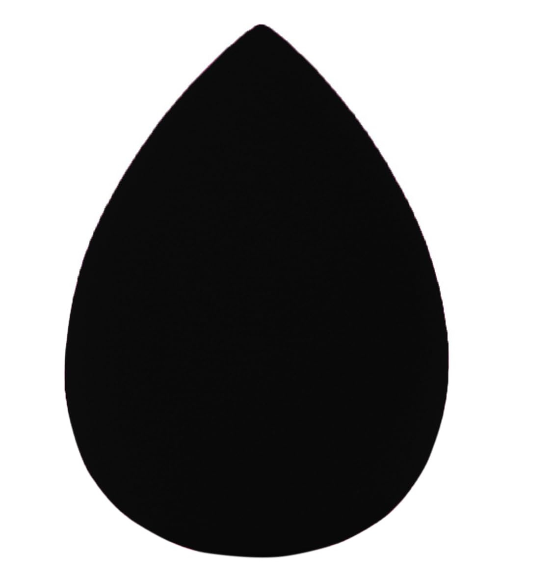 Washable Makeup Sponge & Beauty Blender - Trendy Black Powder Puff for Flawless Foundation & Concealer Application | Perfect for Daily Makeup & Professional Use