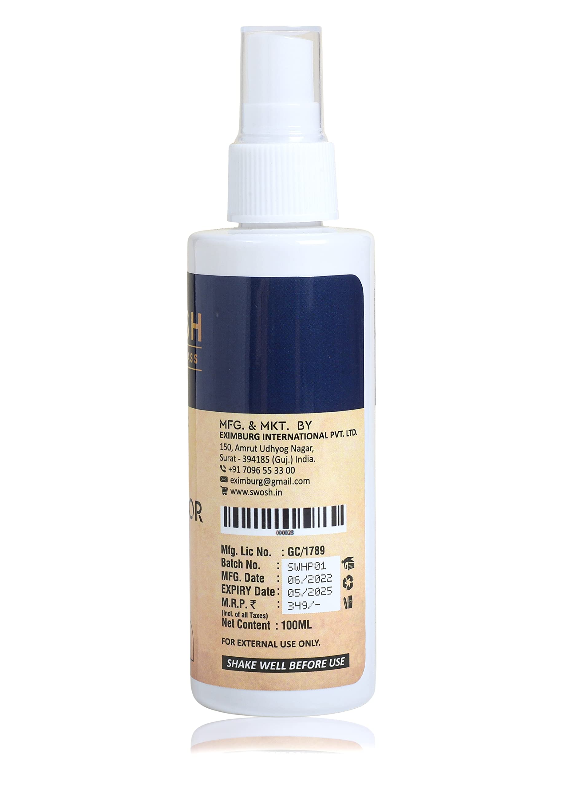 Natural Heat Protectant Hair Spray for Women & Men - Sulfate Free, UV Protection, Frizz Control - Perfect for Styling, Blow Drying & Hot Tools