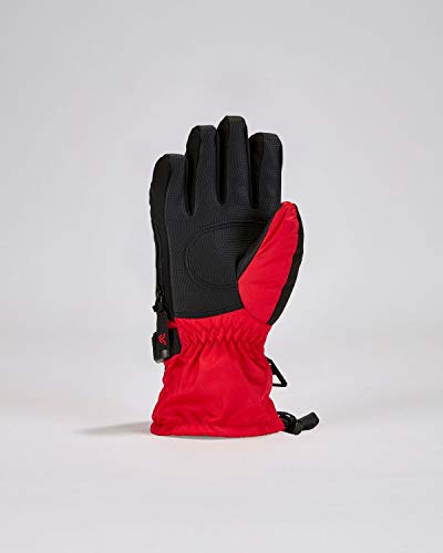 Black/Fire Engine Red