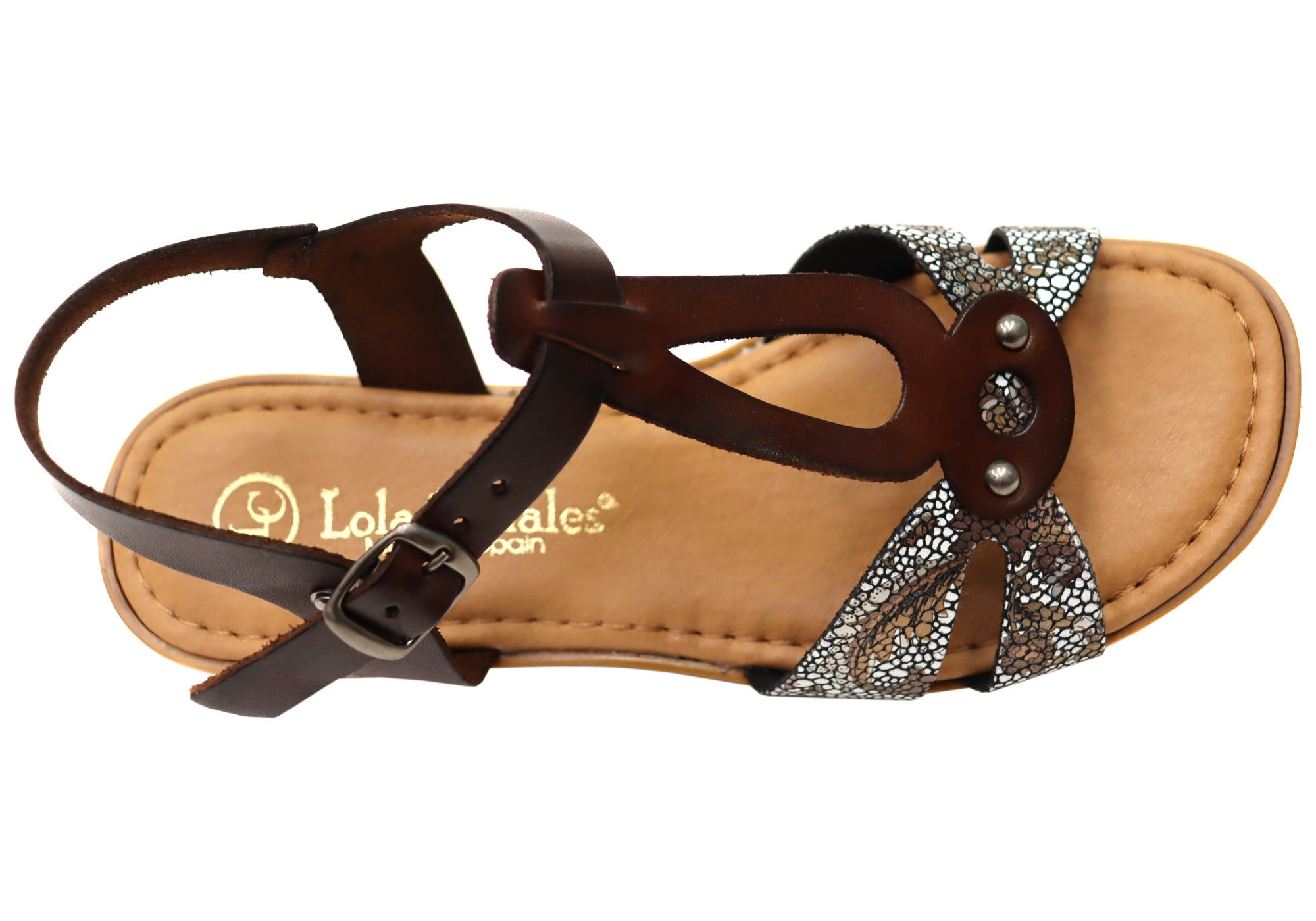 Lola Canales Salli Women's Comfortable Leather Sandals - Handmade in Spain - Perfect for Summer, Beach & Casual Outings