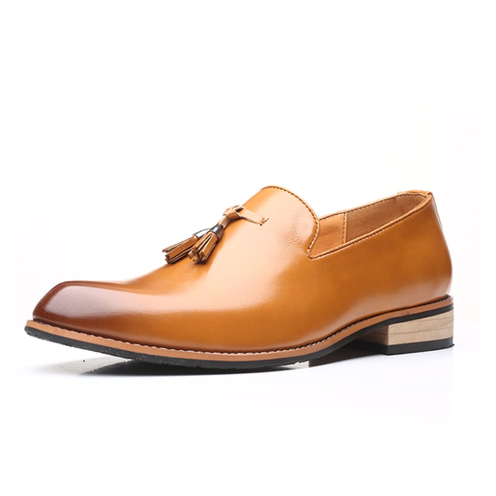 Premium Men's Dress Shoes - PU Leather Oxfords for Wedding & Formal Occasions - Comfortable Business Flats for Office, Party & Special Events