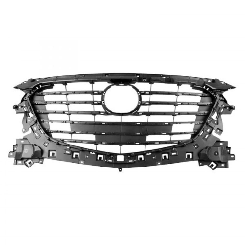 Black Metallic Grille Assembly for Mazda 3 2017-2018 Sedan & Hatchback | OEM MA1200213 BADH50712C | Upgrade Front Styling & Protection