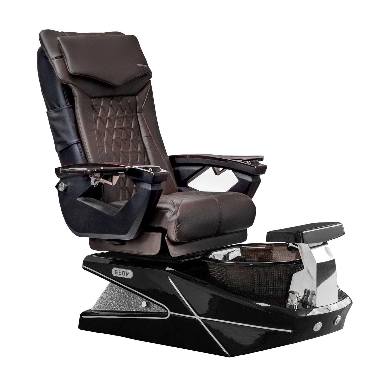 GEOM II Shiatsulogic LX Professional Pedicure Spa Chair for Salons - Massage, Foot Bath & Comfortable Reclining - Perfect for Nail Salons, Spas & Home Use