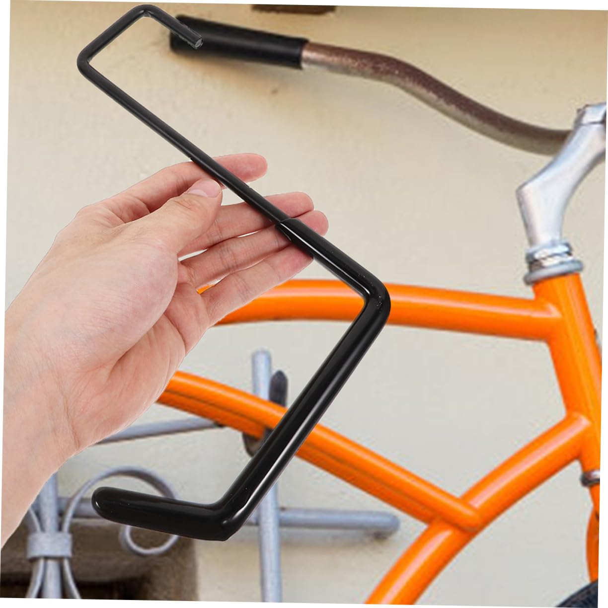 GLEAVI Heavy Duty S Hooks 4 Pack - Zinc Plated Steel Wall Mounted Storage Hooks for Garage, Ladders, Bicycles & Clothes Hangers - Perfect for Home Organization & Space Saving Storage Solutions