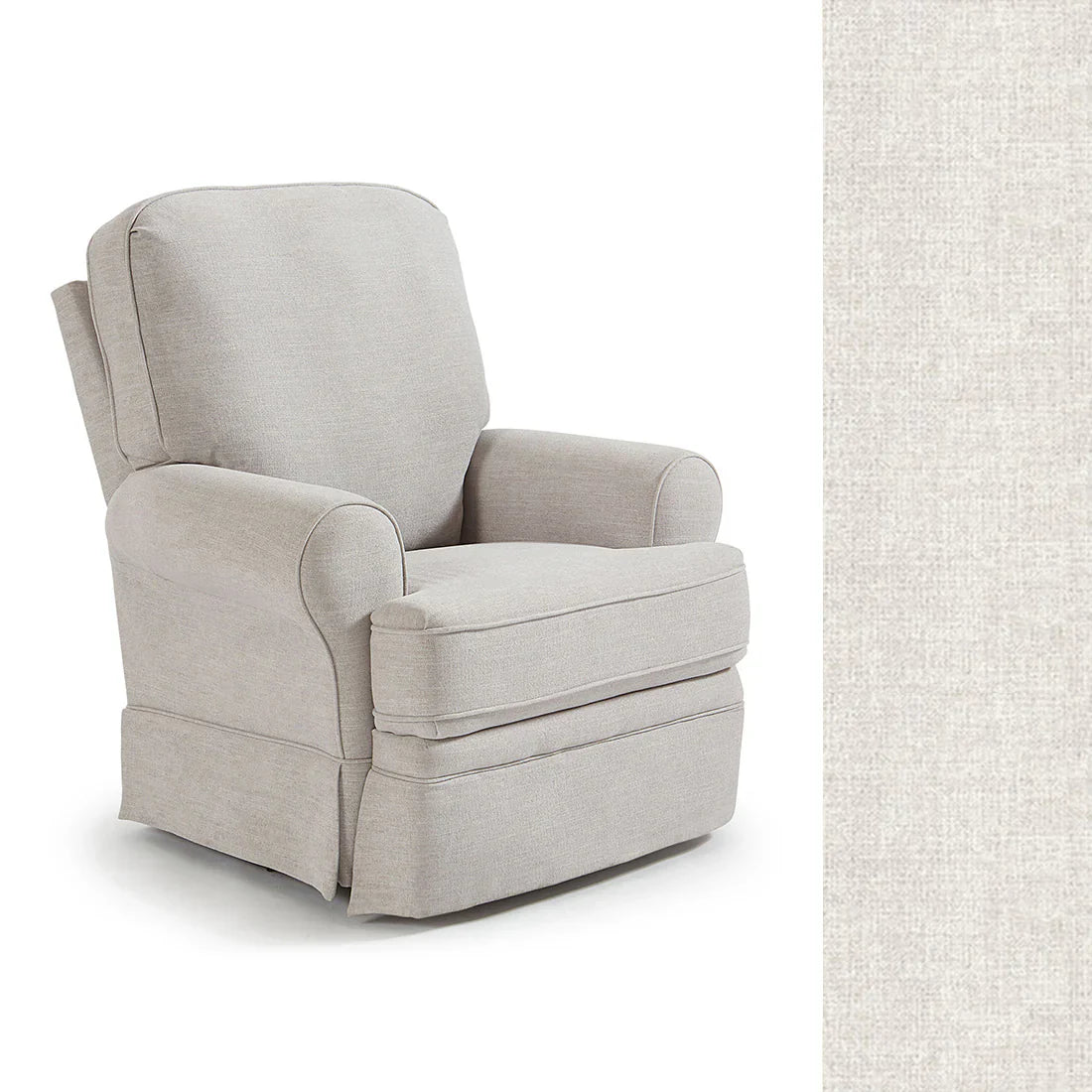 Juliana Swivel Glider Recliner Chair - Best Comfortable Modern Living Room Furniture for Relaxing, Reading & Nursing - Soft Upholstered Accent Chair with Smooth 360° Rotation