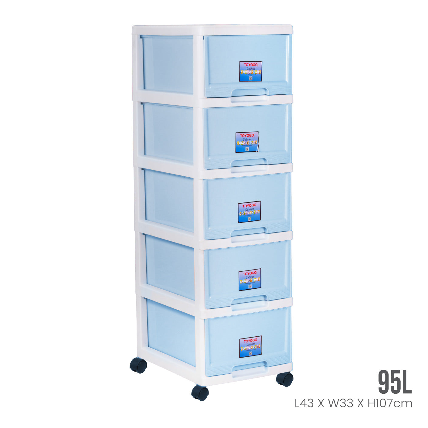 5-Tier Marine Drawer Organizer (8025) - Durable Boat Storage Solution for Fishing Gear & Marine Accessories