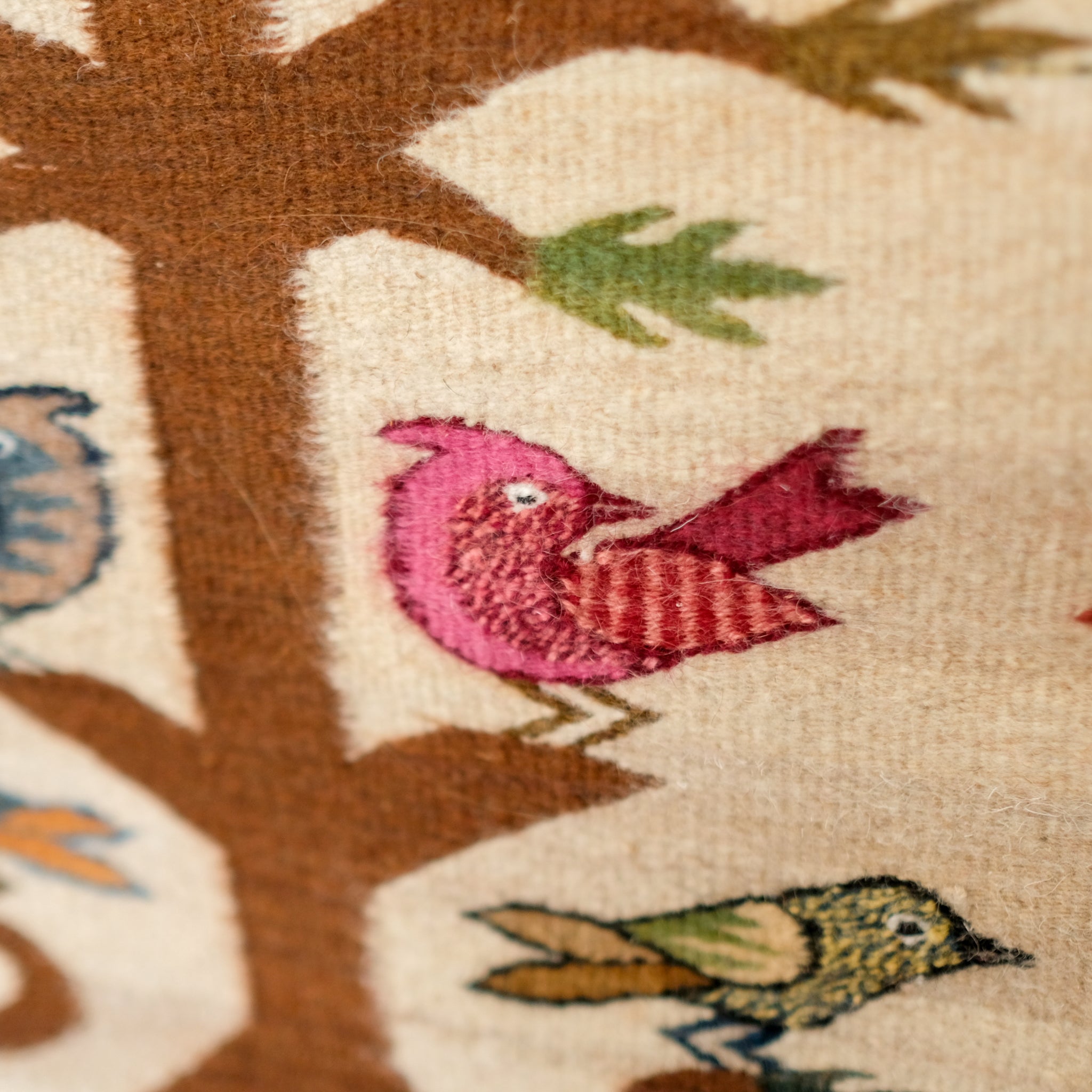 Handmade Naturally Dyed Wool Rugs 2' x 3.75' - Traditional Mexican Weaving by La Cúpula Rug Gallery & Demetrio Bautista Lazo - Perfect for Boho Living Room, Bedroom Decor & Cozy Home Accents