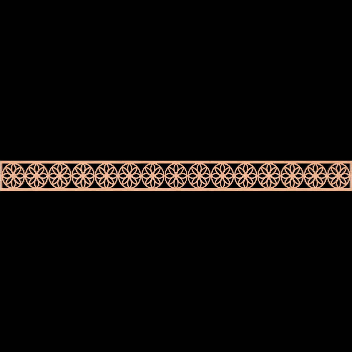 Blume Fretwork Moulding - Decorative Wood Trim for Home Interior Design | Perfect for Wall Paneling, Ceiling Accents & DIY Projects