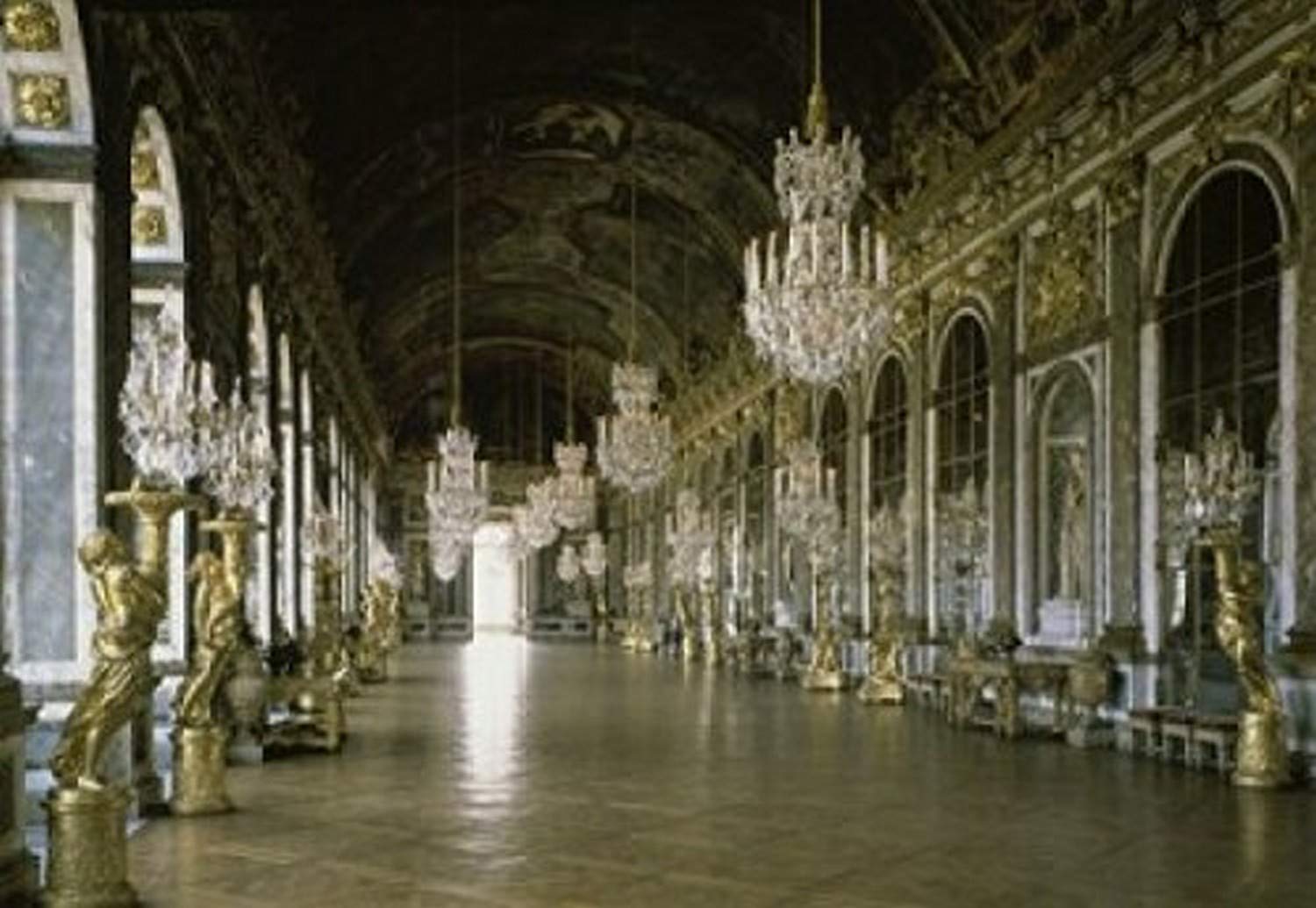 Hall of Mirrors Versailles France Poster Print - 18x24 Inch Wall Art Decor for Living Room, Bedroom & Office