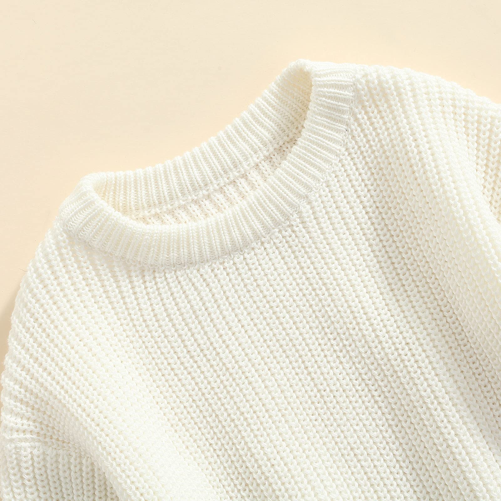 Warm Knitted Chunky Baby Sweater for Infant Toddler - Long Sleeve Cozy Winter Clothes for Boys & Girls | Perfect for Fall & Winter Outings, Family Photos, and Holiday Gatherings