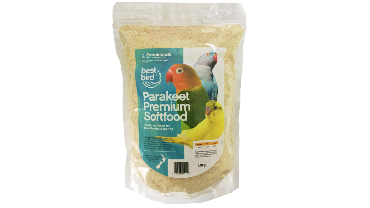 Premium Soft Food for Parakeets - 1.5kg Nutritious Bird Feed | Ideal for Daily Feeding & Training Treats