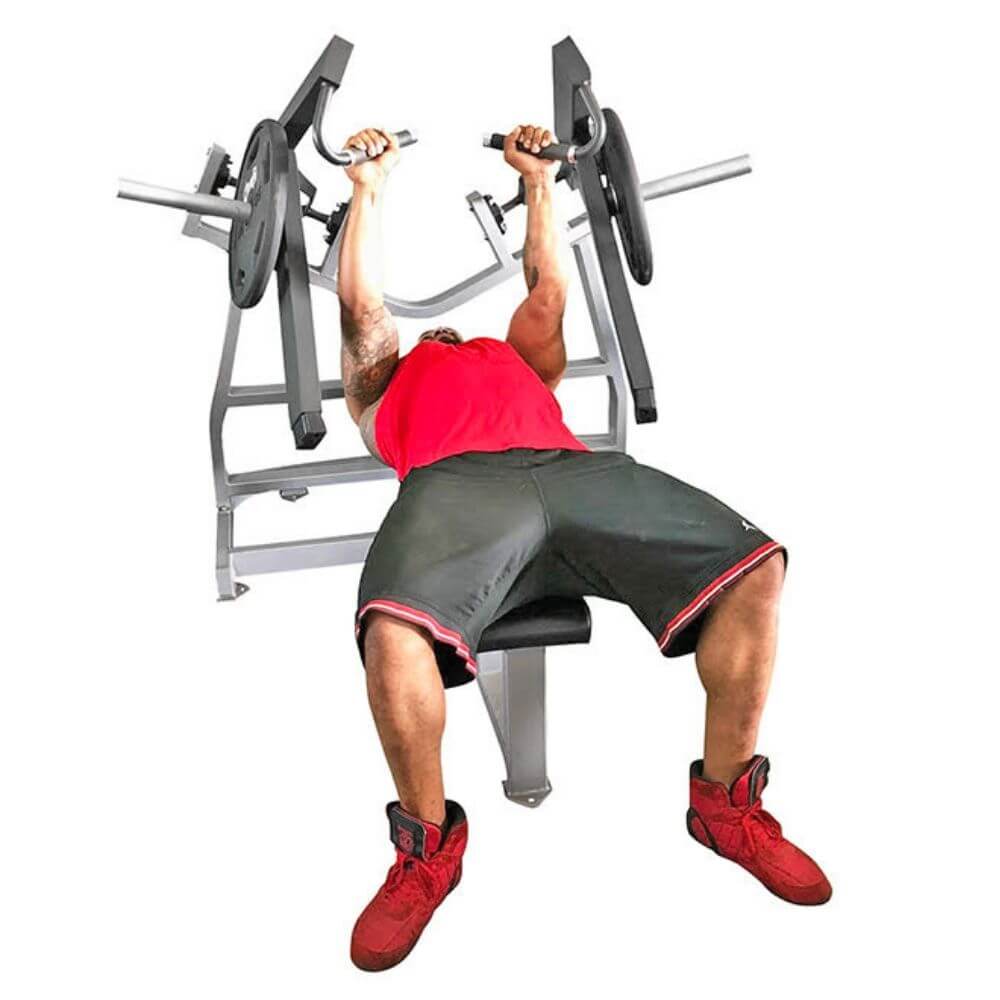 Muscle D Power Leverage Horizontal Bench Press MDP 1038 - Heavy Duty Home Gym Equipment for Strength Training & Bodybuilding | Perfect for Home Workouts & Commercial Gyms