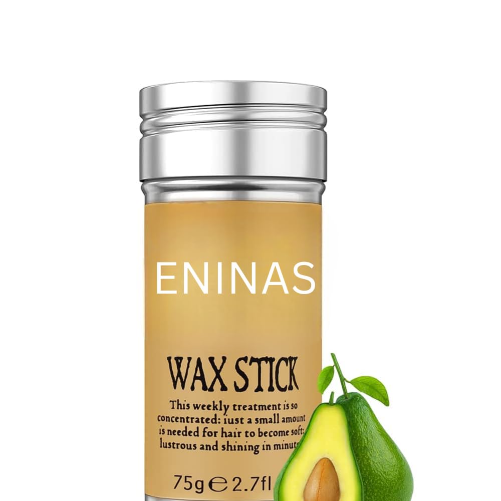 ENINAS Hair Wax Stick for Women - Styling Wax for Wigs, Broken Hair & Flyaways - Non-Greasy Hair Tamer & Edge Control (75g) - Perfect for Smoothing Frizz, Taming Baby Hairs & Creating Sleek Hairstyles