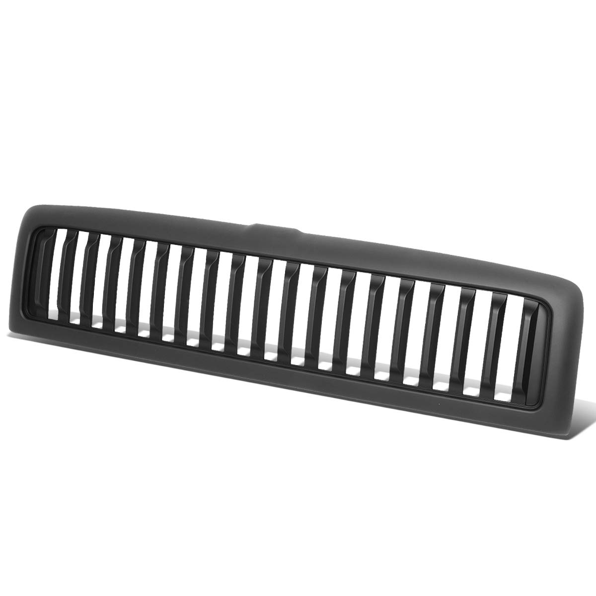 Auto Dynasty Matte Black Vertical Style Front Bumper Hood Grille for Dodge Ram 1500/2500/3500 (2002-2005) | Heavy-Duty Truck Upgrade for Off-Road & Street Performance