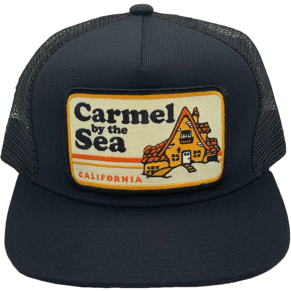 Carmel By The Sea Trucker Hat - Vintage Style Adjustable Baseball Cap for Men & Women - Perfect for Beach Outings, Road Trips, and Outdoor Adventures