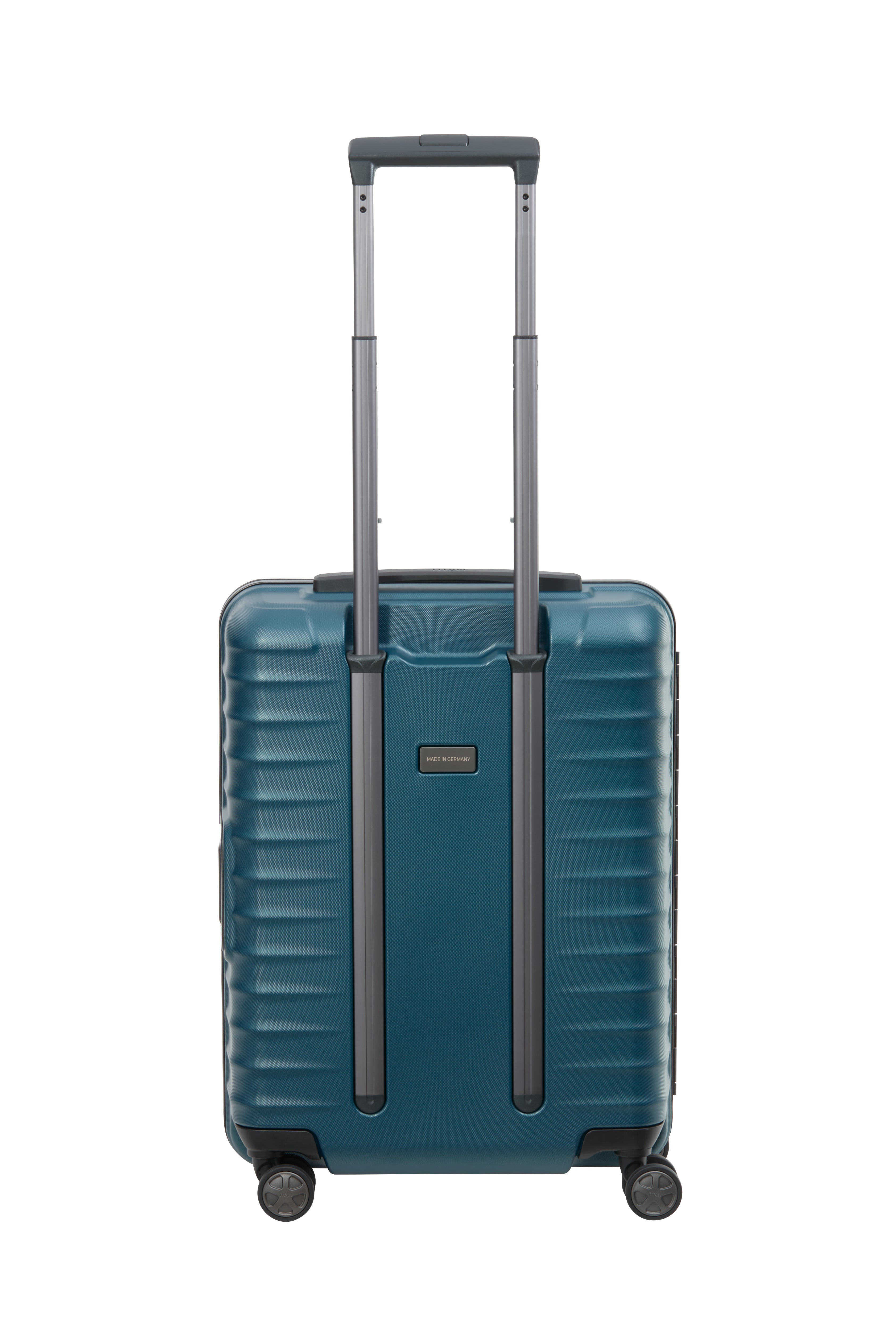 Titan LITRON Frame Trolley S Carry On Luggage with Front Pocket - Lightweight Spinner Suitcase for Business Travel & Weekend Getaways