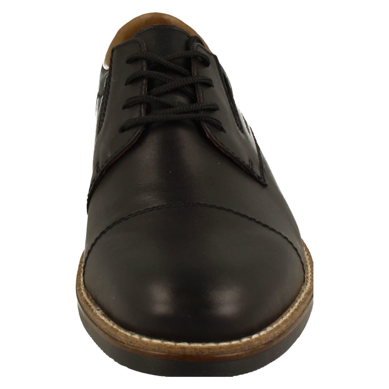 Rieker 13506 Men's Formal Lace-Up Dress Shoes for Business, Office & Special Occasions - Comfortable Leather Oxford Shoes for Professional Wear