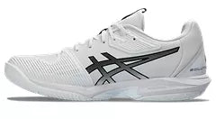 ASICS Men's Solution Speed FF 3 Tennis Shoes - White/Black | Lightweight Performance Court Shoes for Competitive Play | Ideal for Hard Court Matches & Training Sessions