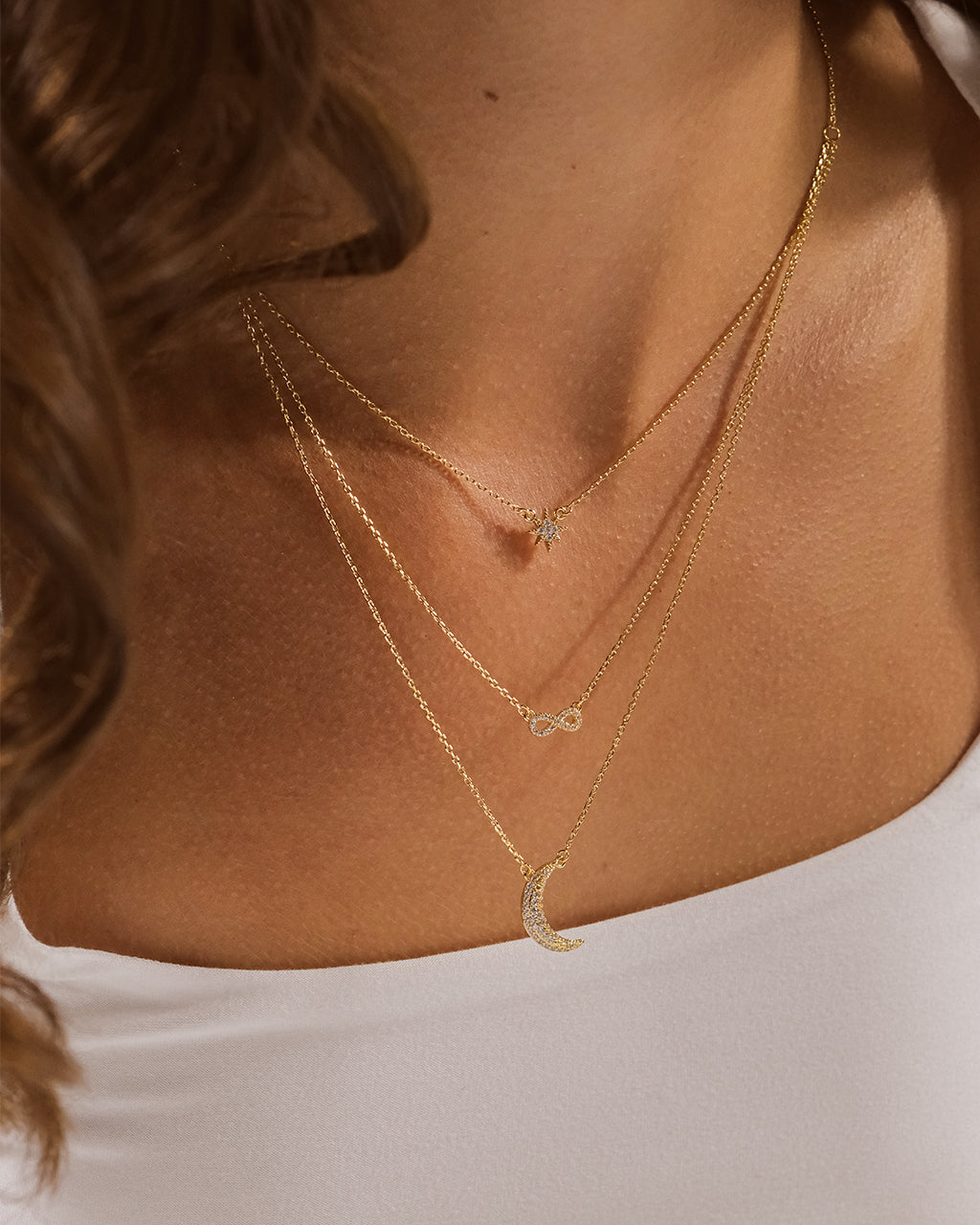 CZ Celestial Infinity Necklace for Women - Elegant Sterling Silver Zodiac Pendant with Cubic Zirconia - Perfect for Birthday, Anniversary & Everyday Wear