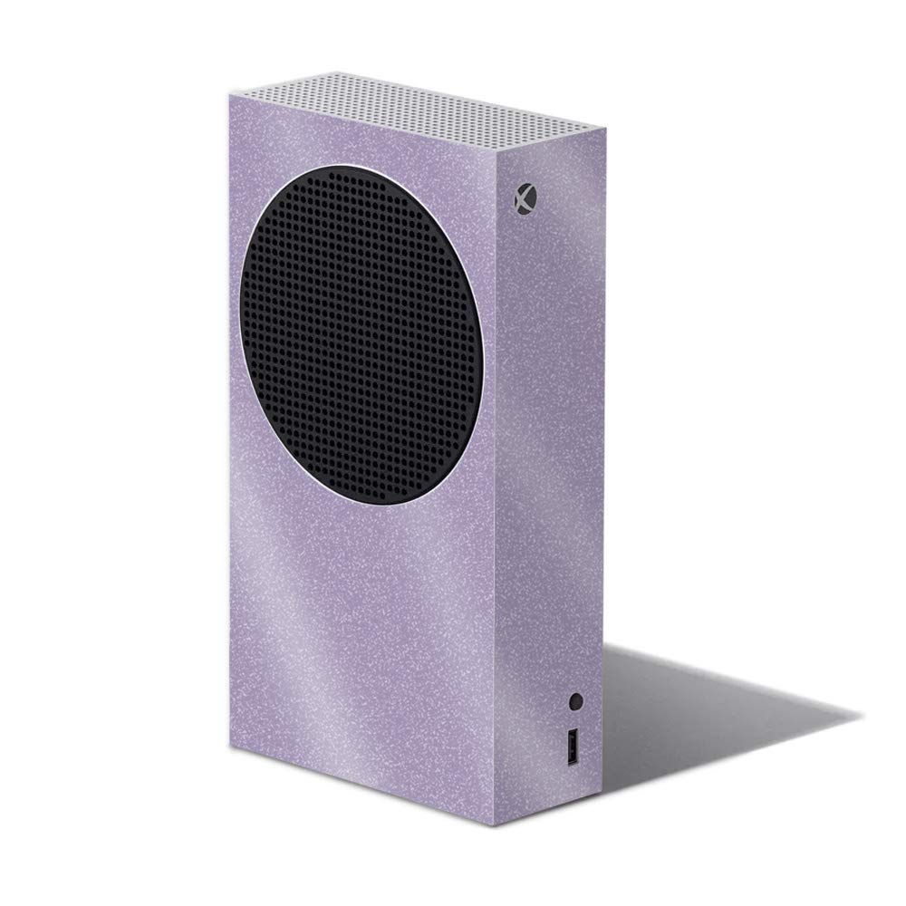 MightySkins Glossy Glitter Skin Cover for Xbox Series S - Solid Lavender | Premium Durable Glitter Finish | Easy to Apply & Remove | USA Made | Perfect for Gaming Setups & Personalized Console Protection
