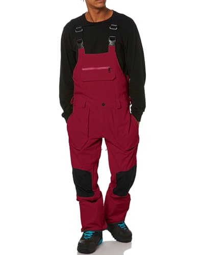 Men's Waterproof Insulated Snow Bib Pants - Adjustable Ski & Snowboard Overalls for Winter Sports | Ripstop Fabric for Durability | Perfect for Skiing, Snowboarding & Outdoor Winter Activities