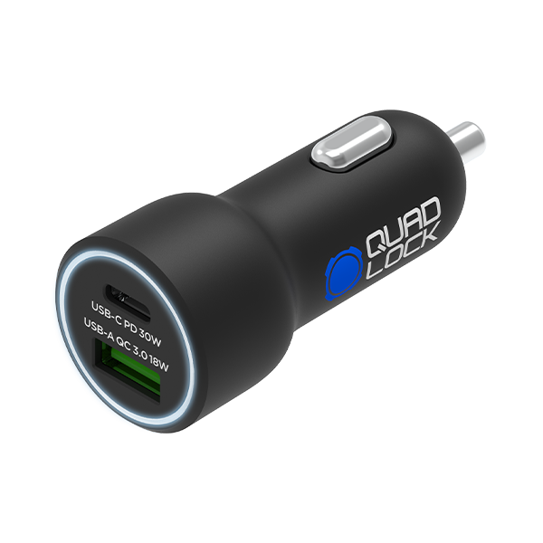 Fast Charging Dual USB 12V Car Charger Adapter - Quick Charge for iPhone, Android & More - Perfect for Road Trips & Daily Commutes