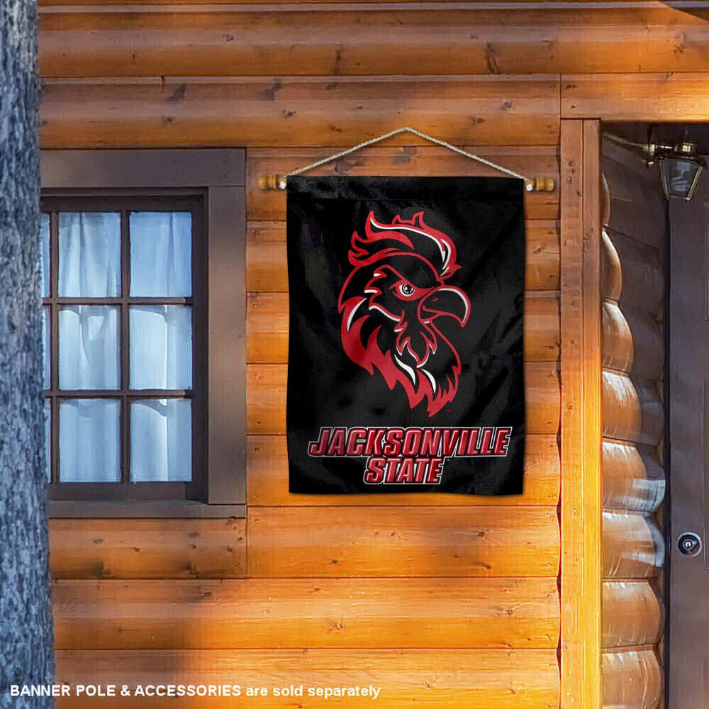 Jacksonville State Gamecocks Double Sided House Flag - College Team Banner for Outdoor Decor, Game Day Party & Home Tailgating - NCAA Football Fan Gear