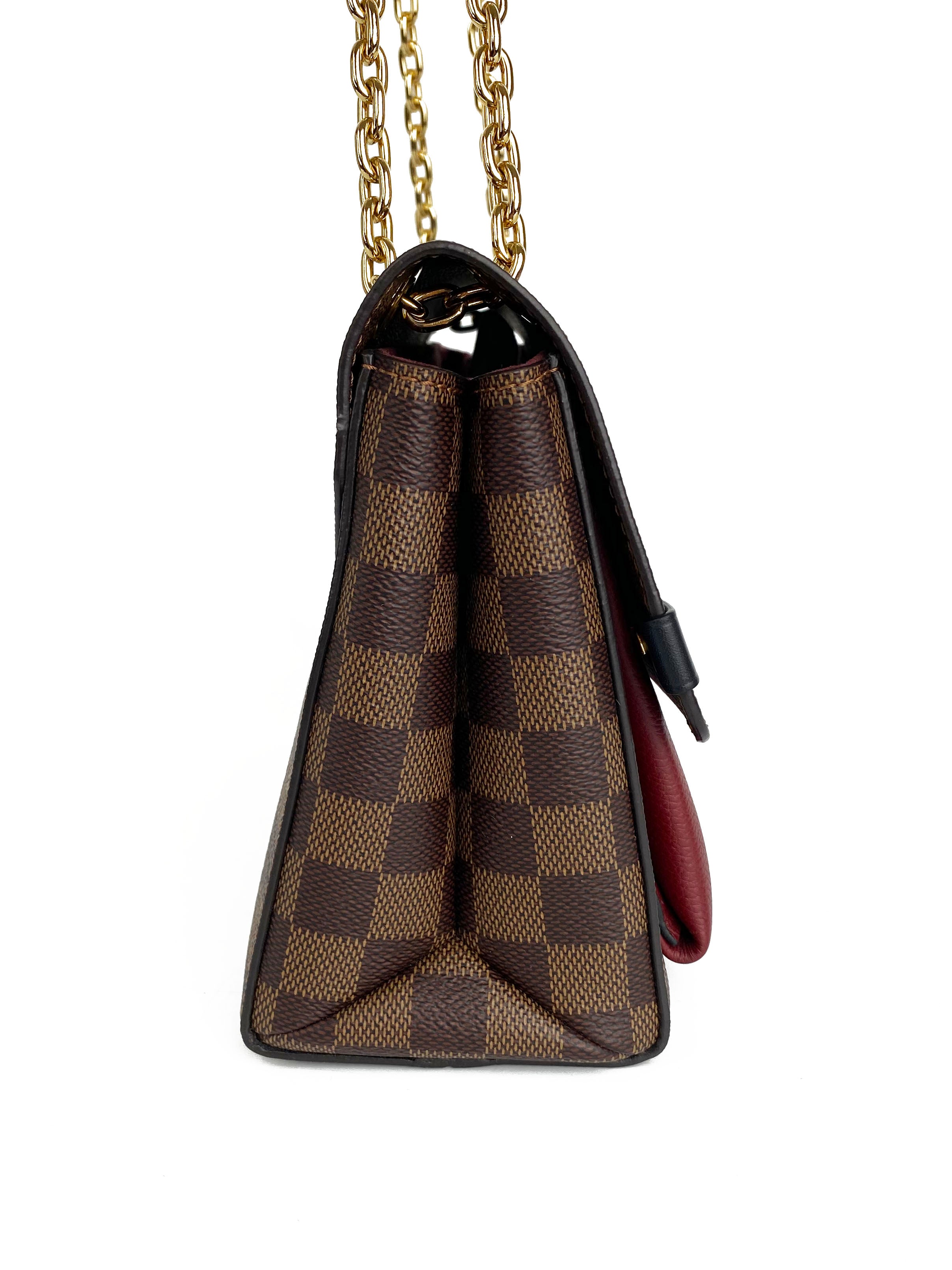 Authentic Louis Vuitton Damier Ebene Vavin PM Crossbody Bag - Luxury Leather Handbag for Women, Perfect for Work, Travel & Evening Events