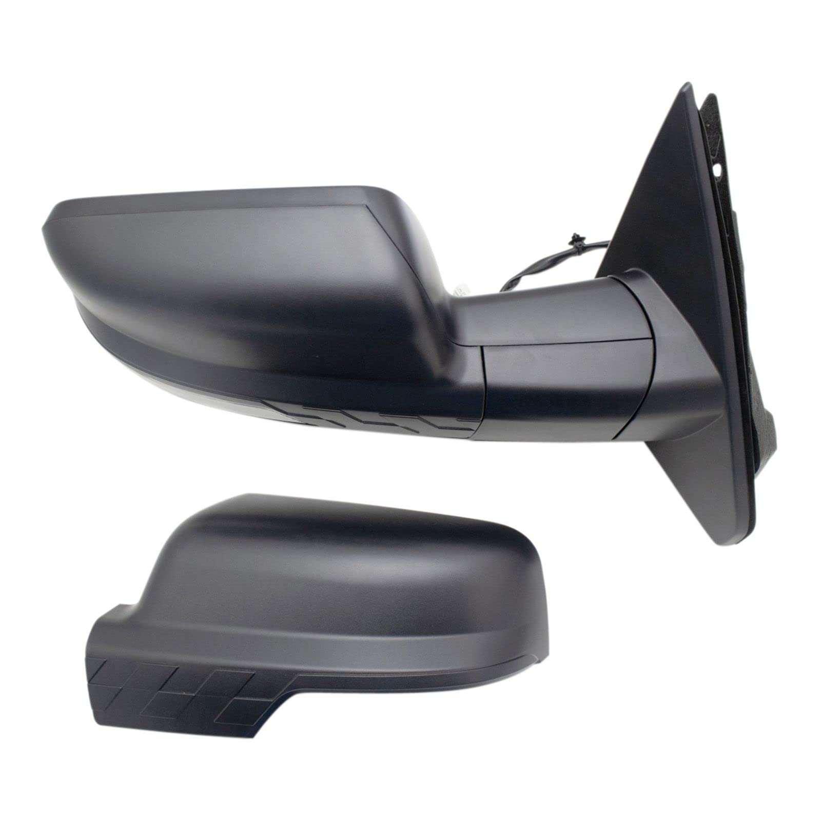 Power Folding Right Side Mirror with Blind Spot Indicator for 2019-2022 Ram 1500 (CH1321473) - No Memory Function, Passenger Side Replacement - Perfect for Highway Safety & Parking Assistance
