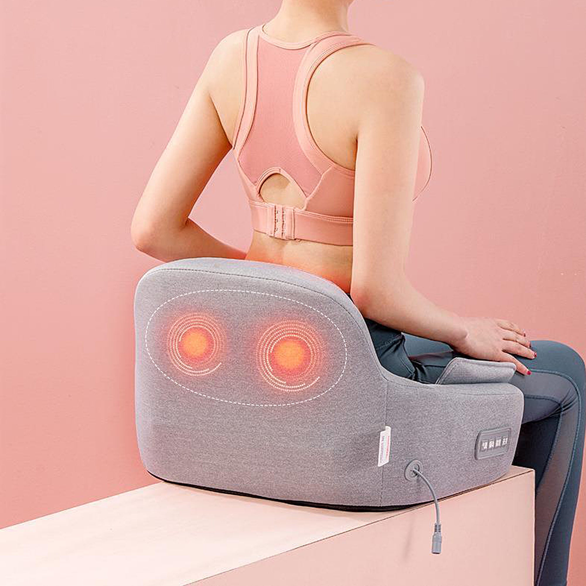 THERMA TEK HEATED MASSAGE CHAIR with Full Body Shiatsu - Electric Recliner for Home & Office Use - Perfect for Back Pain Relief & Relaxation