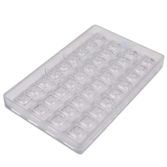 36-Cavity Square Chocolate Mold for Baking, Candy Making, and DIY Treats - Perfect for Valentine's Day, Christmas, and Party Desserts