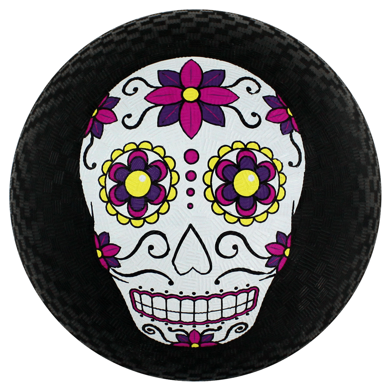 Vibrant Calavera Playground Ball - Durable Rubber Kickball for Kids Outdoor Games, Recess, and School PE Activities