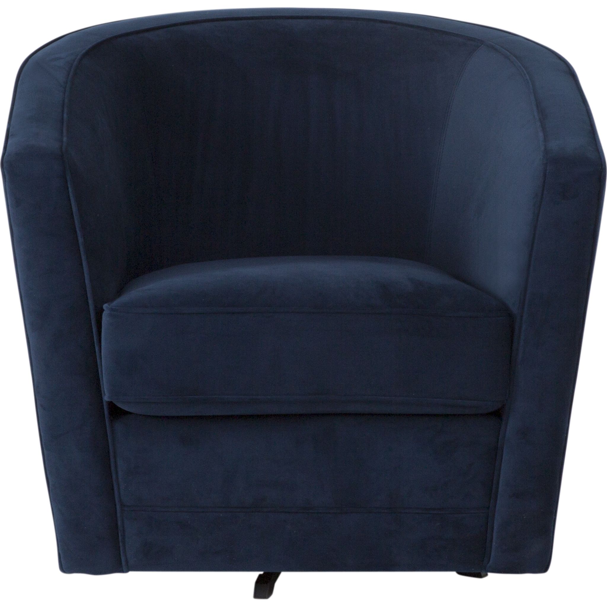 Alice Swivel Chair - 360 Degree Rotating Office Chair with Ergonomic Design in Navy Blue - Perfect for Home Office, Study Room & Workspace