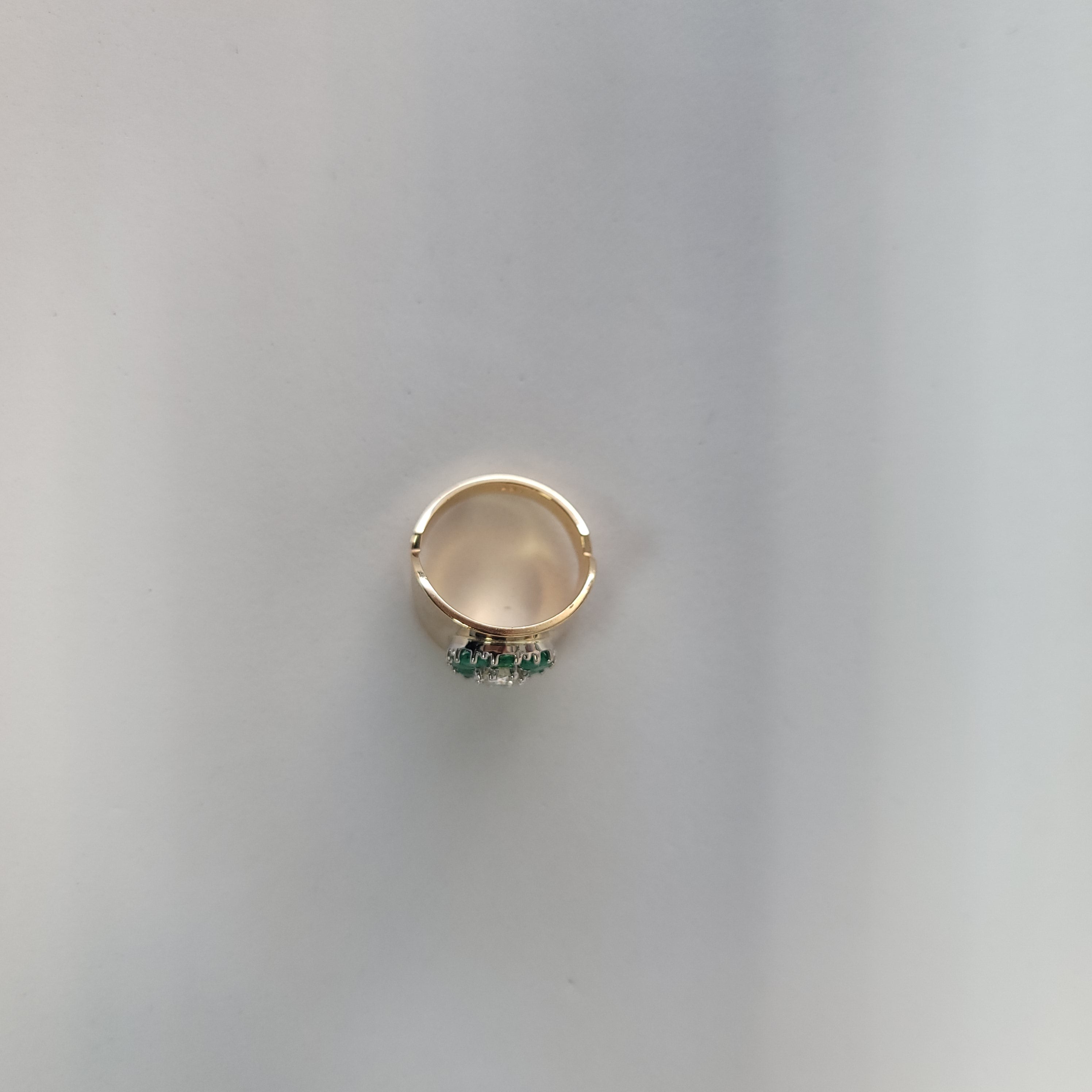 Emerald & Diamond Halo Engagement Ring 14k Yellow Gold - Perfect for Proposals, Anniversaries & Special Occasions