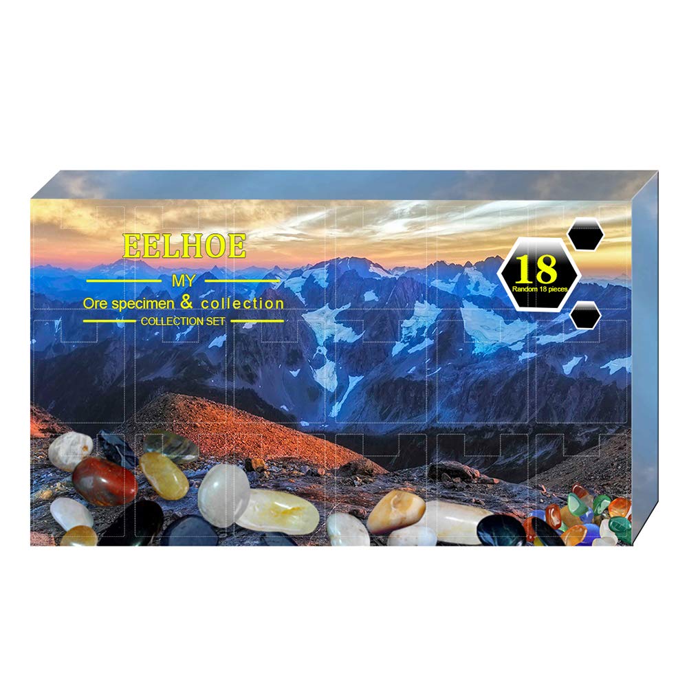 Dan&Dre Kids Advent Calendar with Rock Collection - Christmas Countdown Calendar for Boys & Girls, Educational STEM Gift for Teens - Perfect for Holiday Countdown, Science Learning & Christmas Surprise