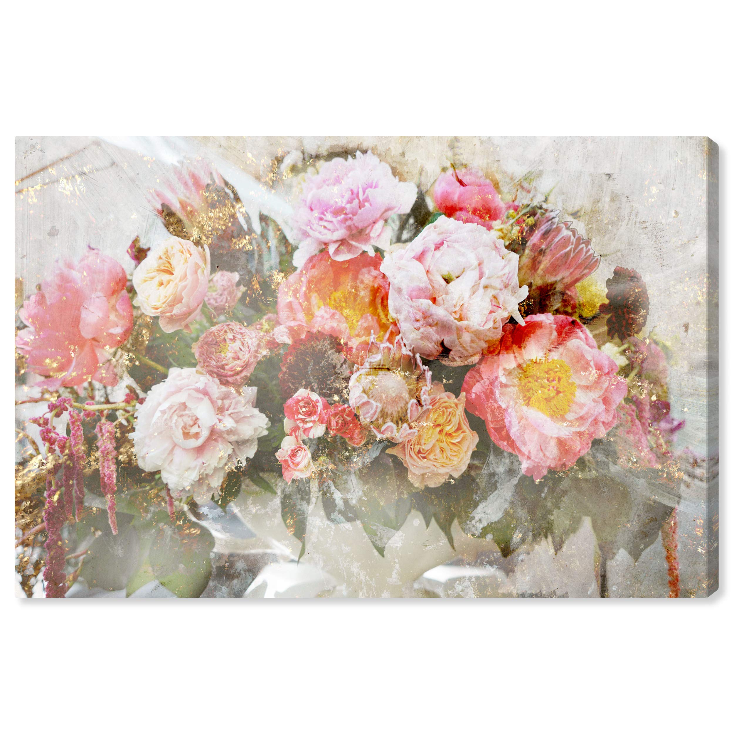 Oliver Gal Artist Co. 'Serving Roses Spring' Floral Canvas Wall Art Print - 45