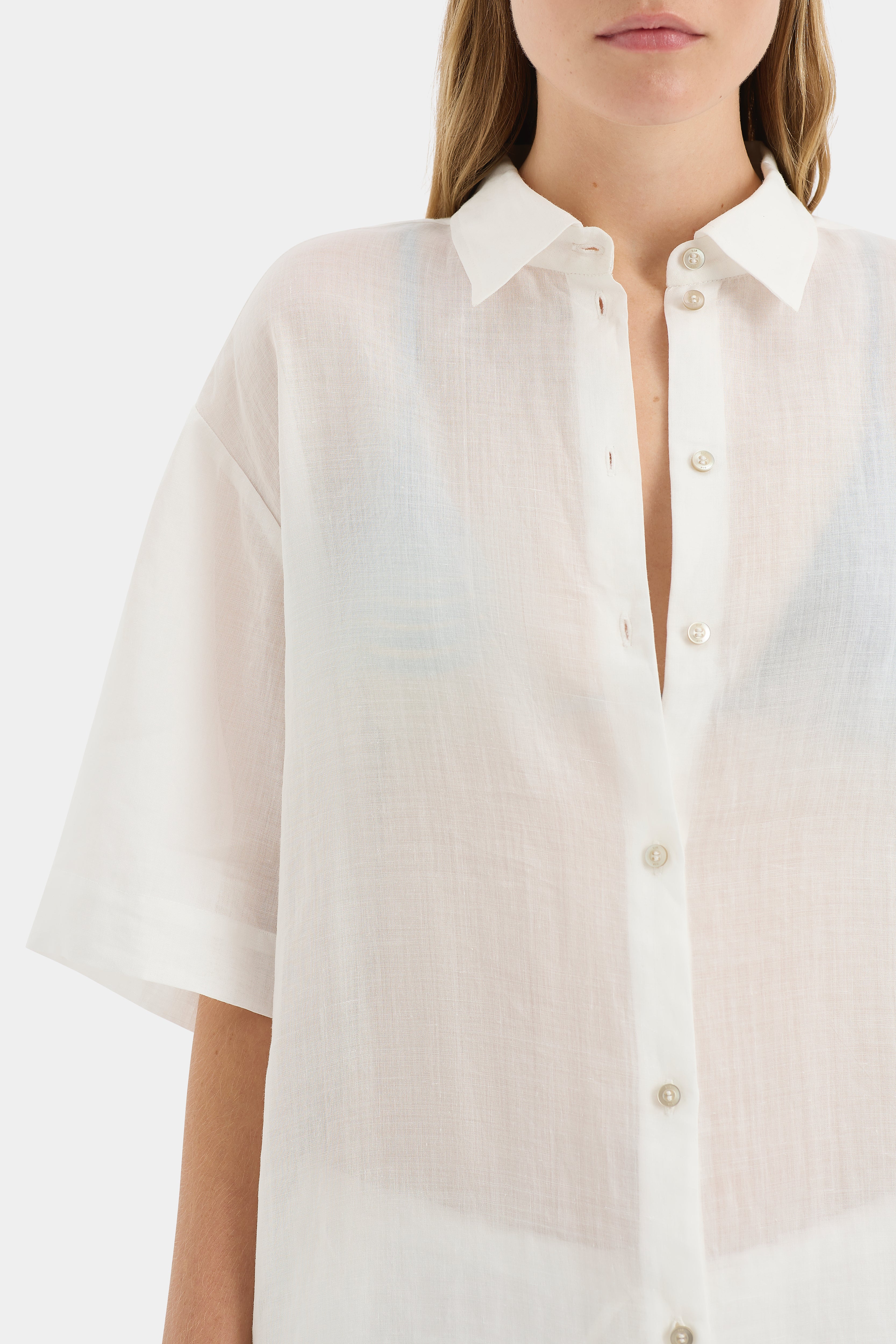 Rosalia Shirt Ivory - Elegant Women's Blouse for Casual & Office Wear | Perfect for Work, Dates & Everyday Outfits