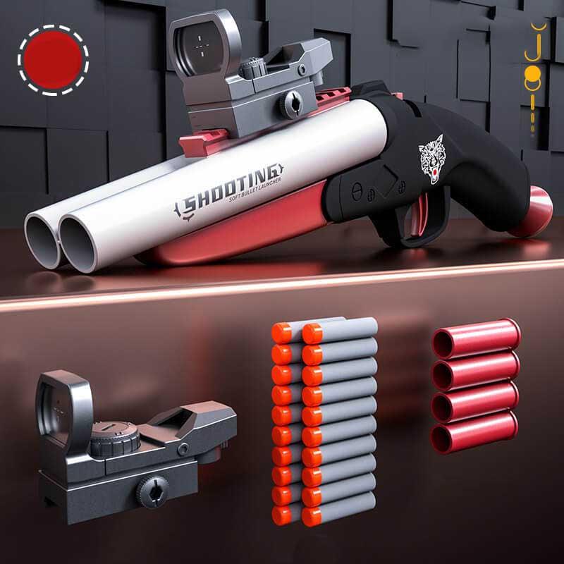 S686 Sawed Off Dart Blaster with Ejecting Shells - Foam Dart Shotgun Toy for Nerf Battles, Outdoor Games & Cosplay (12 Darts Included)