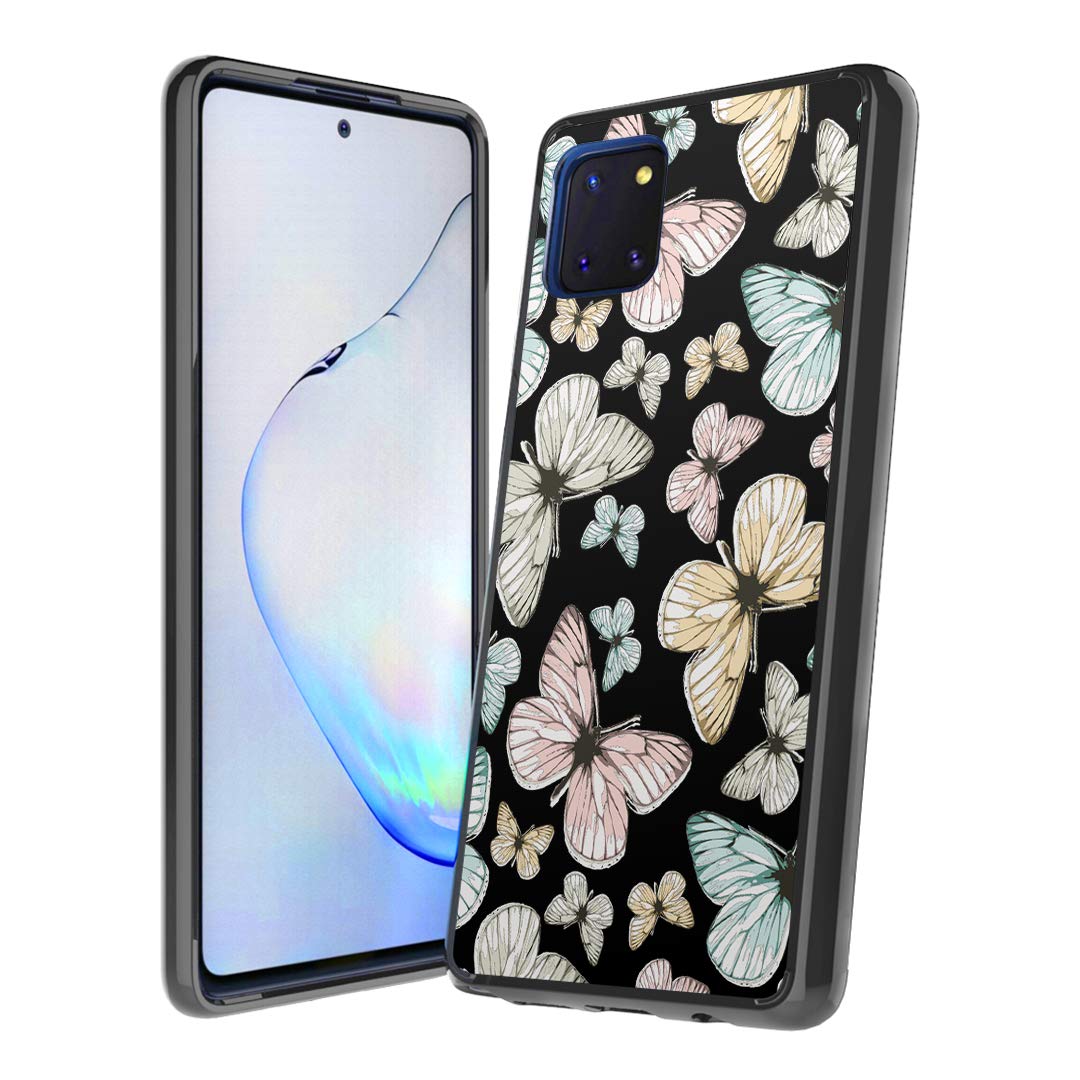 Cute Slim Shockproof Case for Galaxy Note 10 Lite - Butterfly Design for Women & Men | Daily Protection
