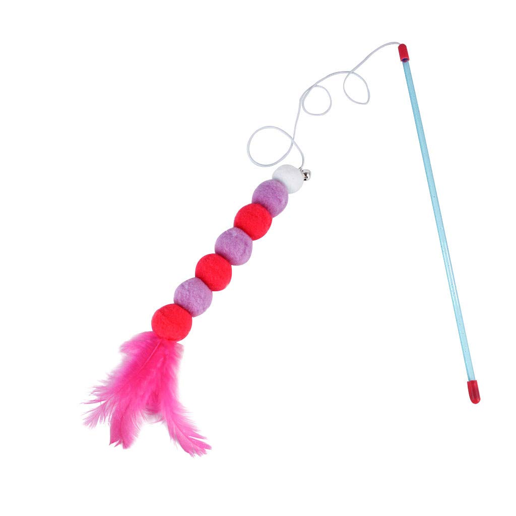 StyleV Interactive Cat Toy with Soft Feather & Bell - Fun Kitten Play Toy for Indoor Cats - Perfect for Playtime & Exercise