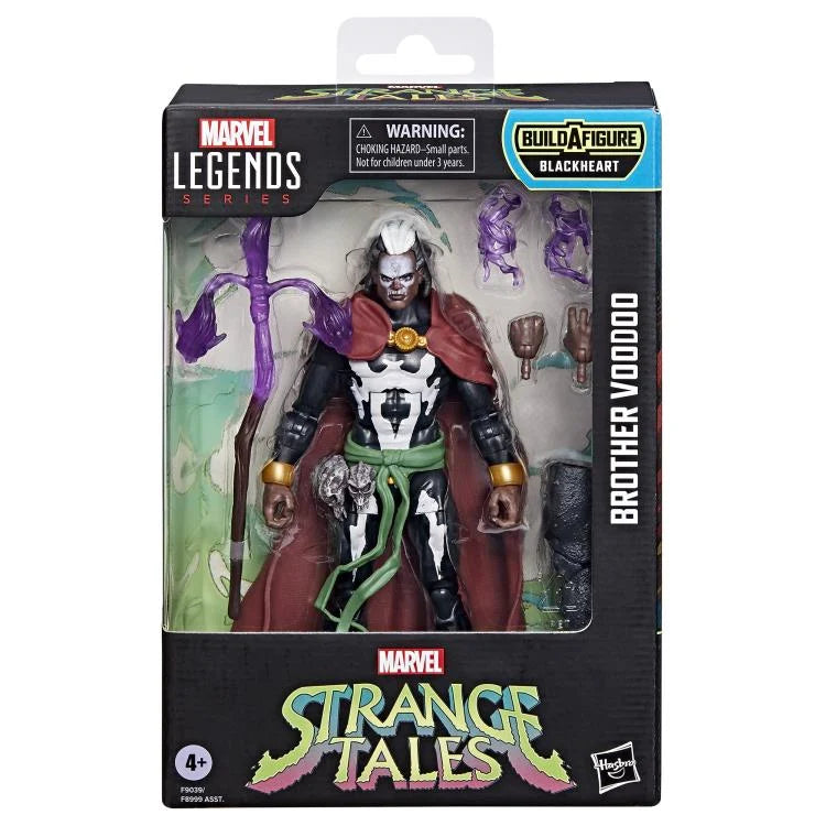 Brother Voodoo Marvel Legends Action Figure with Blackheart BAF - Collectible 6-Inch Superhero Toy for Display & Role Play | Perfect for Marvel Fans & Comic Book Collectors