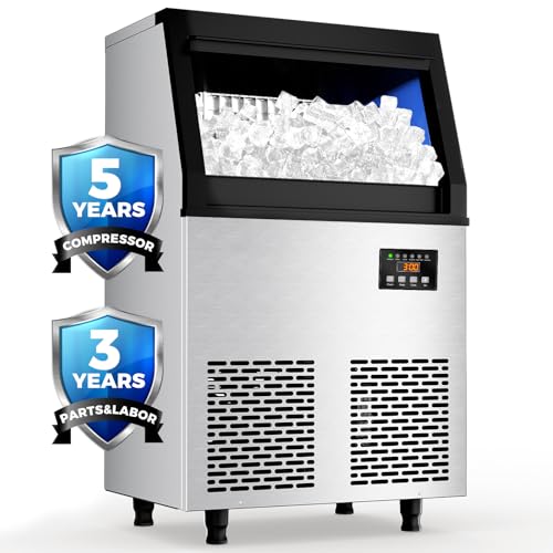 Commercial Ice Maker-Black