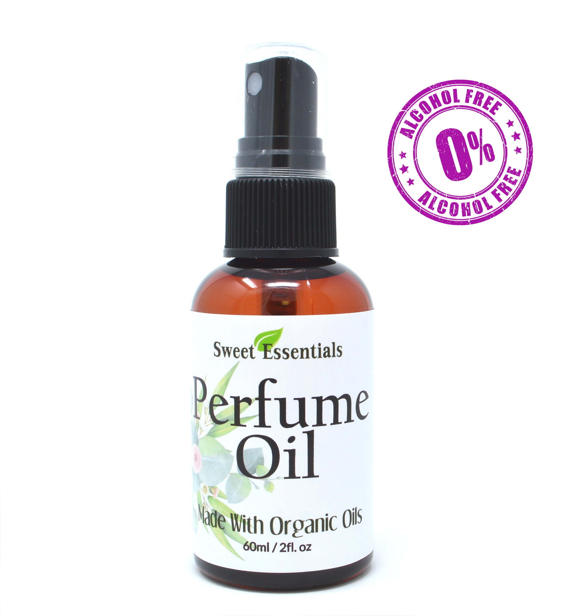 Organic Peony Perfume Oil 2oz - Alcohol-Free, Preservative-Free Fragrance Oil for Women - Natural Scent for Daily Wear, Aromatherapy & Gift Giving